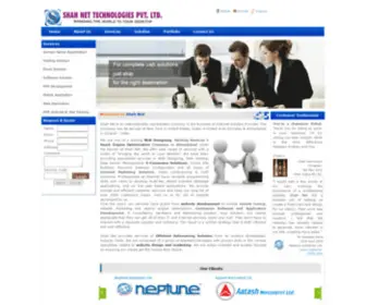 Shahnet.in(Web Development Company) Screenshot