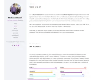 Shahoodahmed.com(Shahood Ahmed) Screenshot