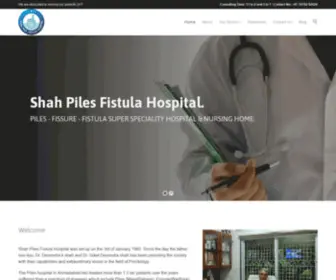 Shahpilesfistulahospital.com(Shah Piles Fistula Hospital) Screenshot