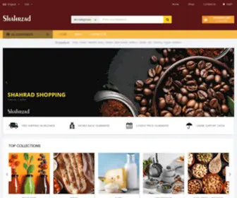 Shahrzad.com(Grocery store SHAHRZAD) Screenshot