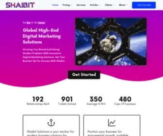 Shaibit.net(Digital Marketing Solutions) Screenshot