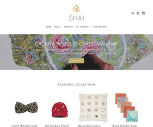 Shaicollective.com(Indian artisan accessories) Screenshot