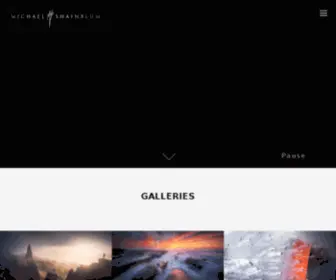 Shainblumphoto.com(Timelapse Photography and Landscape Photography by Michael Shainblum) Screenshot