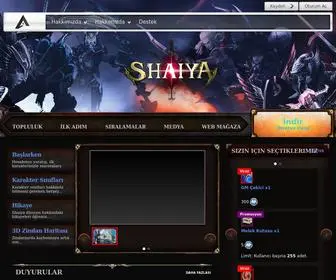 Shaiya.com.tr(Site Yap) Screenshot