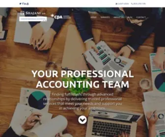 Shajani.ca(Accounting Services & Bookkeeping) Screenshot