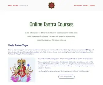 Shajeshtantra.com(Online Tantra Courses) Screenshot