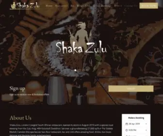 Shaka-Zulu.com(Shaka Zulu) Screenshot