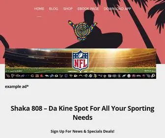 Shaka808HI.com(Shaka 808) Screenshot
