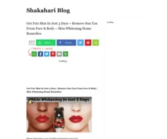 Shakahariblog.com(Shakahariblog) Screenshot