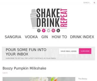 Shakedrinkrepeat.com(Simple joy) Screenshot