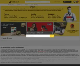 Shakehands.co.in(Pet shop online in India. It consists of pet shop for pet supplies online) Screenshot