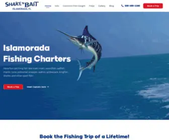 Shakenbaitcharters.com(Islamorada Fishing Charters) Screenshot
