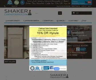 Shakercabinetsupply.com(ShakerCabinetSupply) Screenshot