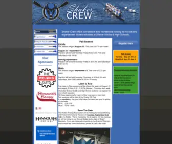 Shakercrew.org(Shaker Crew Home) Screenshot