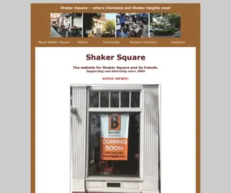 Shakersquare.net(Shaker Square in Cleveland) Screenshot
