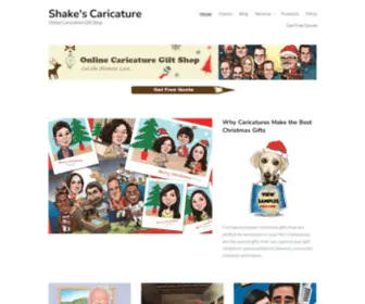 Shakescaricatures.com(Shake's Caricature) Screenshot