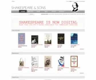 Shakes.cz(Shakespeare and Sons Bookstore) Screenshot