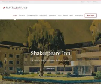 Shakespeare.co.za(Vanderbijlpark Hotel Accommodation and Conference centre) Screenshot