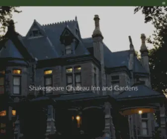 Shakespearechateau.com(Hotel Saint Joseph Missouri) Screenshot