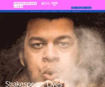 Shakespearelives.org(Shakespeare Lives) Screenshot