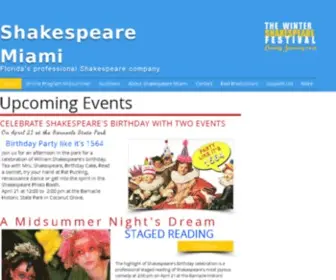 Shakespearemiami.com(Пин Ап Бет) Screenshot