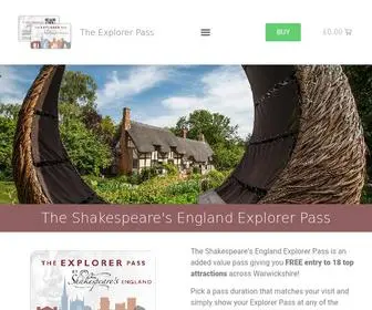 Shakespearepass.com(The Shakespeare's England Explorer Pass) Screenshot