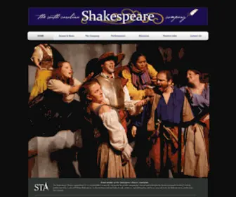 Shakespearesc.org(SC Shakespeare Co) Screenshot