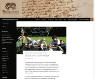 Shakespearetwentyscore.org(Shakespeare TwentyScore) Screenshot