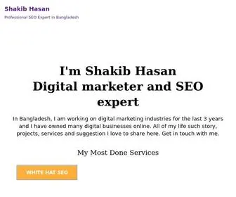 Shakibhasan.com(Shakib Hasan) Screenshot
