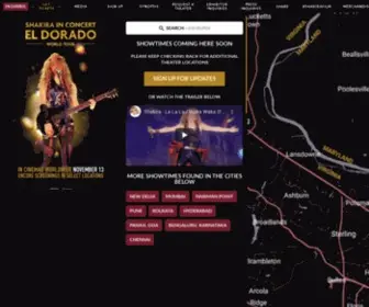 Shakira.film(Search for screenings / showtimes and book tickets for Shakira In Concert) Screenshot