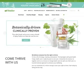 Shaklee.com(Best Online Vitamin and Supplement Store) Screenshot