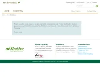 Shaklee.net(Shaklee) Screenshot