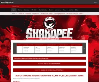 Shakopeehockey.com(Shakopee Hockey) Screenshot