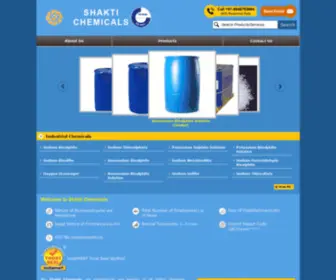 Shaktichemicals.in(Shakti Chemicals) Screenshot