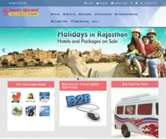 Shaktiholiday.com(Shakti Vacations Pvt) Screenshot