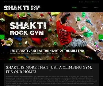 Shaktirockgym.com(Shakti Rock Gym) Screenshot