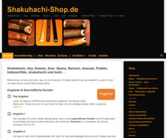 Shakuhachi-Shop.de(Die bansuri) Screenshot