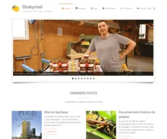 Shakymiel.fr(Le blog et la boutique Shakymiel) Screenshot