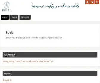 Shakyowl.com(Welcome) Screenshot