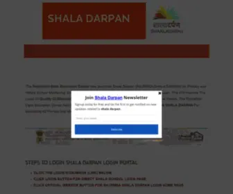 Shaladarpanlogin.com(RAJRMSA Shaladarpan Login 2021 & Registration) Screenshot
