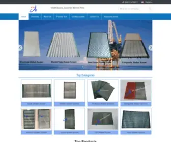 Shale-Shakerscreen.com(Anping County Xinghuo Metal Mesh Factory) Screenshot