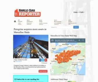 Shalegasreporter.com(Shale Gas Reporter) Screenshot