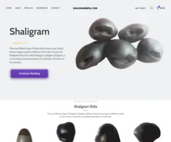 Shaligramnepal.com(Shaligram (shaligram stones)) Screenshot