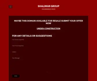 Shalimargroup.com.pk(Shalimar Group Shalimar Group Of Companies) Screenshot