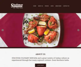 Shalimarindianapolis.com(Shalimar Indian Restaurant) Screenshot