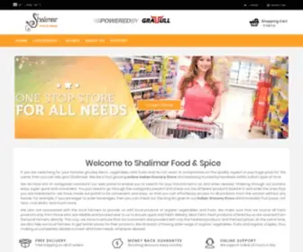 Shalimarindiangrocery.com(Shalimar Indian Grocery Online) Screenshot