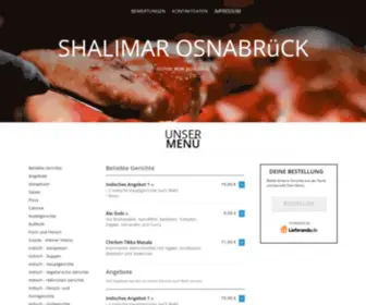 Shalimarosnabrueck.de(Shalimar Osnabrück) Screenshot