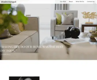 Shaliniganguli.com(Luxury Interior Design Delhi) Screenshot