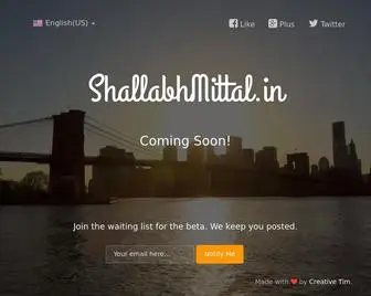 Shallabhmittal.in(Time Lapse) Screenshot