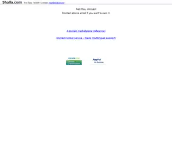 Shalla.com(Internet) Screenshot